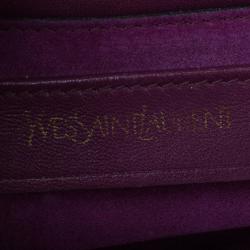 مملوكة مسبقًا Saint Laurent Paris Purple Patent Leather Classic Y Crossbody