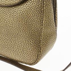 مملوكة مسبقًا Saint Laurent Paris Light Brown Pebbled Calfskin 'Pleine Fleur Aniline' Crossbody Bag