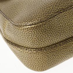 مملوكة مسبقًا Saint Laurent Paris Light Brown Pebbled Calfskin 'Pleine Fleur Aniline' Crossbody Bag