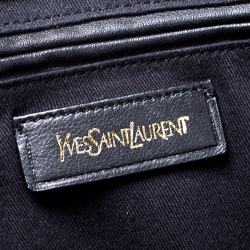 Saint Laurent Black Leather Large Cabas Chyc Satchel