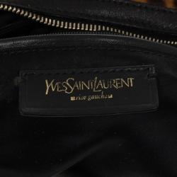 مملوكة مسبقًا Saint Laurent Paris Leopard Print Calf Hair Hobo