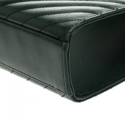 مملوكة �مسبقًا حقيبة سان لوران باريس قلاب كيسيندريه كبيرة جلد مبطنة خضراء