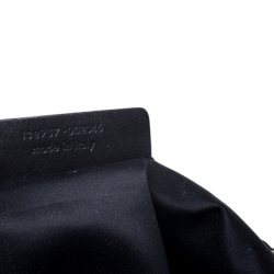 Pre Owned Saint Laurent Paris Black Corset Patent Leather Ring Handle Shoulder Bag