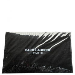 Saint Laurent Paris Burgundy Leather Small Cabas Ligne Y Tote