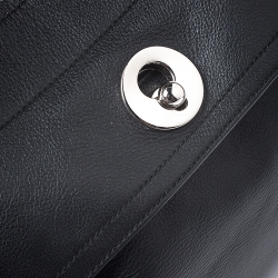 Pre Owned حقيبة سان لوران باريس موس متوسطة جلد نقش تمساح بيج