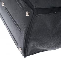 Pre Owned حقيبة سان لوران باريس موس متوسطة جلد نقش تمساح بيج