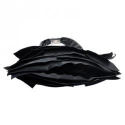 Saint Laurent Paris Black Leather Small St. Tropez Hobo
