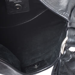 Saint Laurent Paris Black Leather Small St. Tropez Hobo