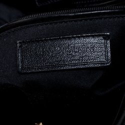 Saint Laurent Paris Black Suede Fringe Mombasa Hobo