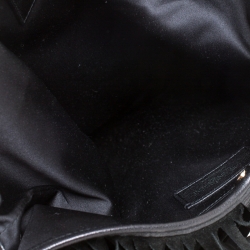 Saint Laurent Paris Black Suede Fringe Mombasa Hobo