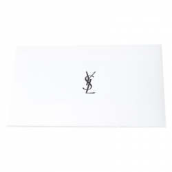 Pre Owned حقيبة كلاتش سان لوران باريس بل دو جور قلاب جلد لامعة سوداء