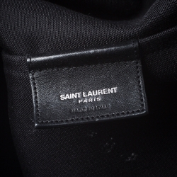 مملوكة مسبقًا Saint Laurent Paris Brown/Black Leopard Canvas East West Beach Shopper Tote 