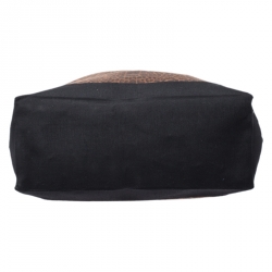 مملوكة مسبقًا Saint Laurent Paris Brown/Black Leopard Canvas East West Beach Shopper Tote 