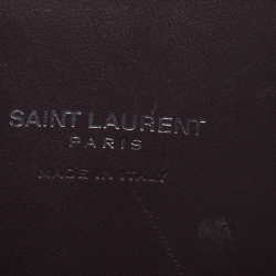 مملوكة مسبقًا حقيبة يد سان لوران باريس ساك دو جور كلاسيك نانو جلد كحلية