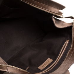 Saint Laurent Paris Brown Ombre Leather Large Cabas Chyc Satchel Bag