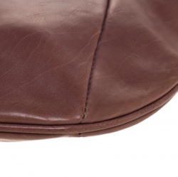 Saint Laurent Old Rose Leather Small Mombasa Hobo 