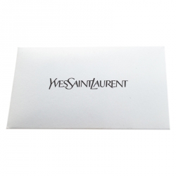 Pre Owned Saint Laurent Metallic Silver Leather Belle De Jour Flap Clutch