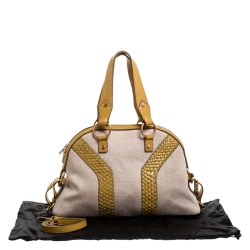 Pre Owned حقيبة سان لوران باريس ميوز متوسطة كانفاس بيج