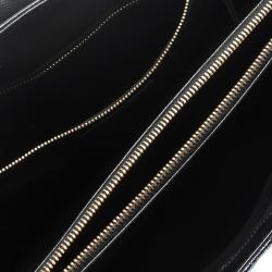 Pre Owned حقيبة يد سان لوران باريس شوبر كاساندريه جلد ماتيلاس سوداء