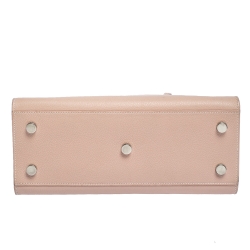 Pre Owned Saint Laurent Pink Leather Baby Classic Sac De Jour Tote