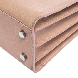 Pre Owned Saint Laurent Pink Leather Baby Classic Sac De Jour Tote