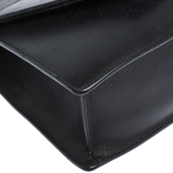 Pre Owned Saint Laurent Paris Black Leather Betty Shoulder Bag