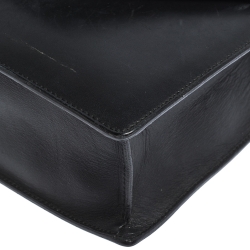 Pre Owned Saint Laurent Paris Black Leather Betty Shoulder Bag