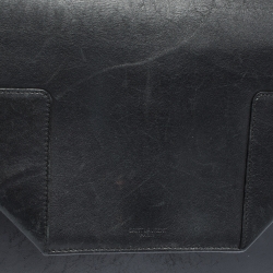 Pre Owned Saint Laurent Paris Black Leather Betty Shoulder Bag