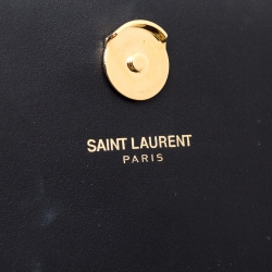 Saint Laurent Black Leather Medium Kate Tassel Shoulder Bag