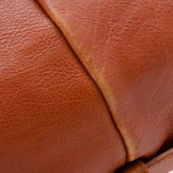 Pre Owned Saint Laurent Brown Leather Mini Mombasa Hobo