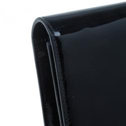 Pre Owned حقيبة سان لوران باريس بيل دي جور جلد أسود لامع