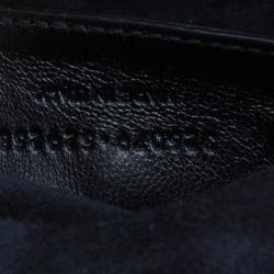 Pre Owned حقيبة سان لوران باريس بيل دي جور جلد أسود لامع
