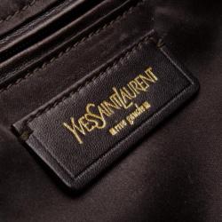 مملوكة مسبقًا Saint Laurent Paris Red Patent Croc Embossed Tote