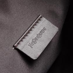 Pre Owned Yves Saint Laurent Toiletries Buffalo Cosmetic Bag