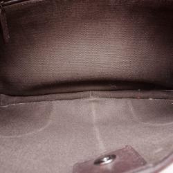 مملوكة مسبقًا Yves Saint Laurent Canvas and Leather Trim Hobo 