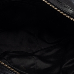 Pre Owned حقيبة ايف سان لوران موسي بولر جلد أسود