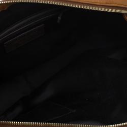 Pre Owned Saint Laurent Paris Tan Leather Muse Bowler Bag