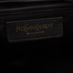 Pre Owned Saint Laurent Paris Tan Leather Muse Bowler Bag