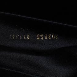 Pre Owned Saint Laurent Paris Black Leather Belle De Jour Flap Clutch