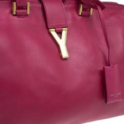 مملوكة مسبقًا Saint Laurent Paris Pink Leather Classic Y Cabas Tote