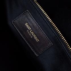 Pre Owned حقيبة سان لوران باريس كاباس شيك جلد أحمر متوسطة