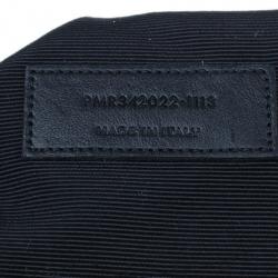 Pre Owned Saint Laurent Paris Black Matelasse Leather Cassandre Shopper Tote