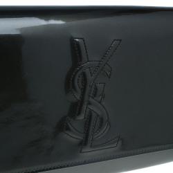 Pre Owned كلتش بغطاء إيف سانت لوران بيلا دي جور أخضر لامع