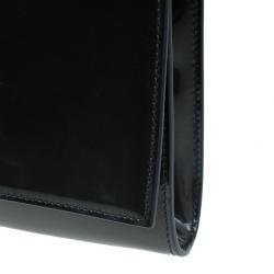 Pre Owned كلتش بغطاء إيف سانت لوران بيلا دي جور أخضر لامع