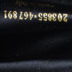 Pre Owned كلتش بغطاء إيف سانت لوران بيلا دي جور أخضر لامع