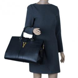 مملوكة مسبقًا Saint Laurent Paris Black Cabas Chyc Medium Satchel