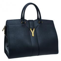 مملوكة مسبقًا Saint Laurent Paris Black Cabas Chyc Medium Satchel