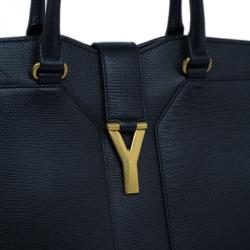 مملوكة مسبقًا Saint Laurent Paris Black Cabas Chyc Medium Satchel