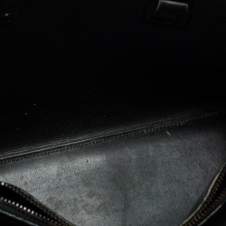 Pre Owned Saint Laurent Dark Green Pebbled Leather Baby Classic Sac De Jour Tote