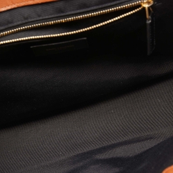 Saint Laurent Brown Matelassé Leather Large Monogram Envelope Shoulder Bag